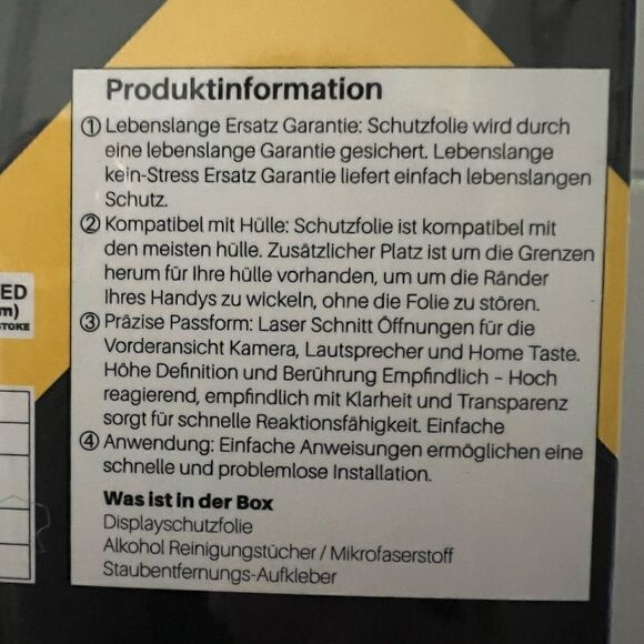 New EGV iPhone Premium Glass Protector - Picture 3 of 4